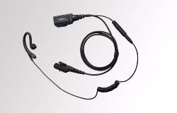 HYTERA PD705/705G Earpiece with PTT, microphone and detachable earphone with C-hook