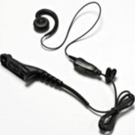 MOTOTRBO DP3400 / DP3600 Mag One Swivel Earpiece with inline PTT/Mic